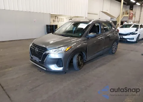 2021 Nissan Kicks Sv Xtronic Cvt z USA, uszkodzony, nr VIN 3N1CP5CV9ML478183